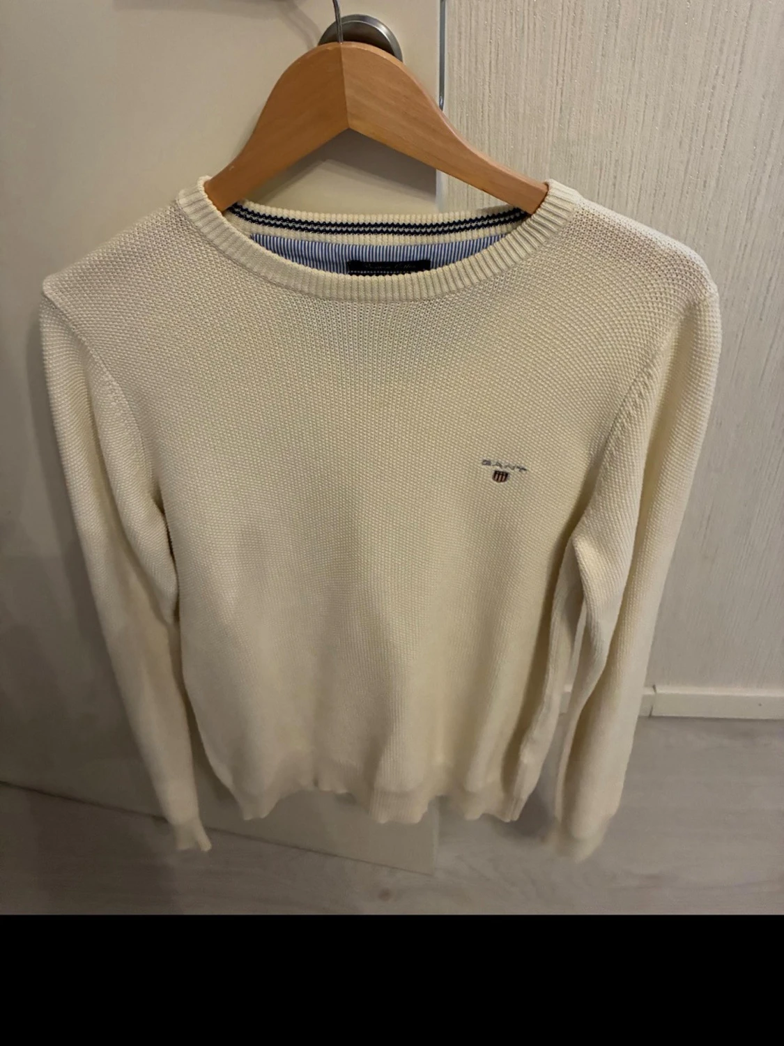 Beige stickad tröja från GANT - 3