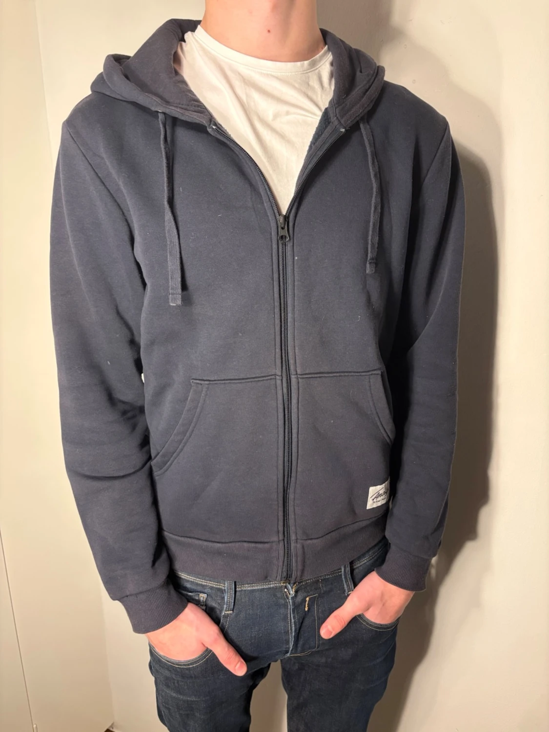 Mörkblå zip från andy studios - 1