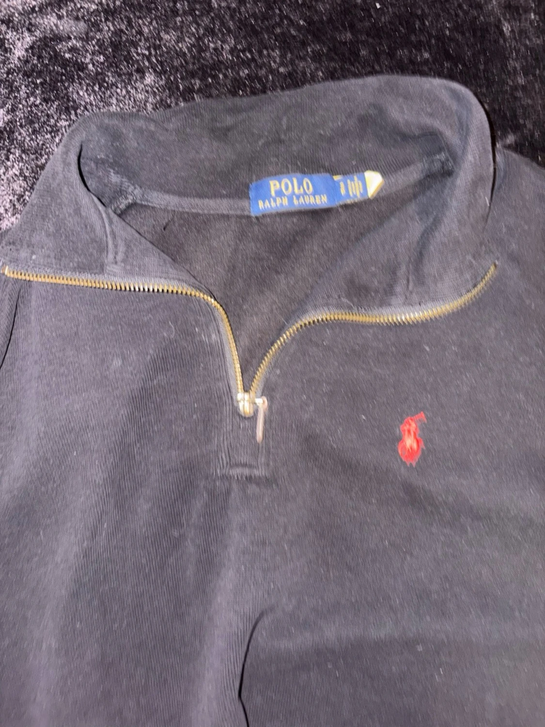 Svart half zip tröja från Polo Ralph Lauren - 3