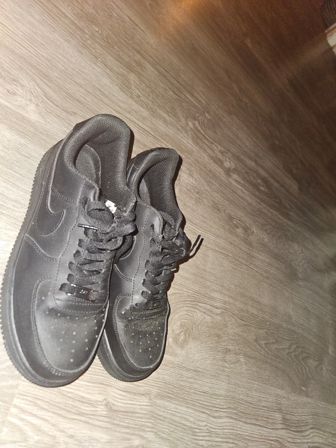 Svarta Nike Air Force 1 sneakers - 2