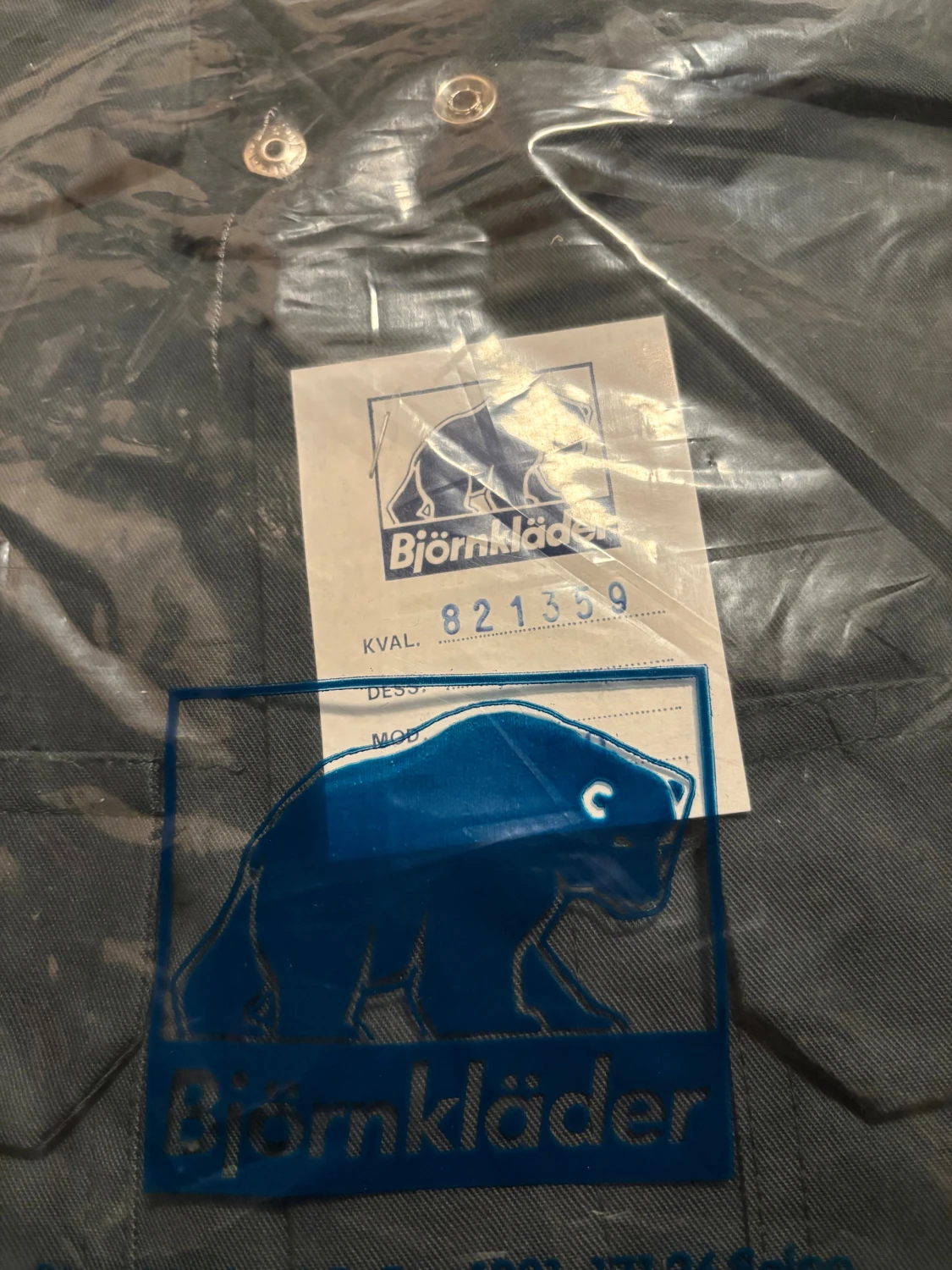 Mörkgrön overall från Björnkläder - 2