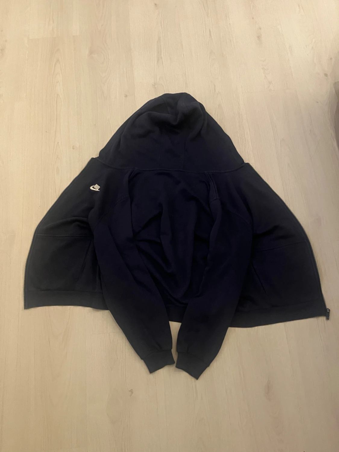 Svart Nike hoodie med dragkedja XL - 2