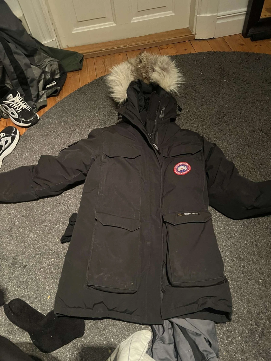 Svart Canada goose jacka