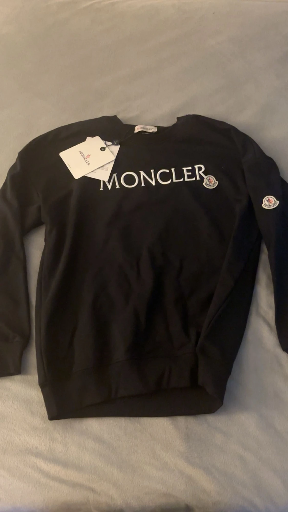 Svart sweatshirt från Moncler