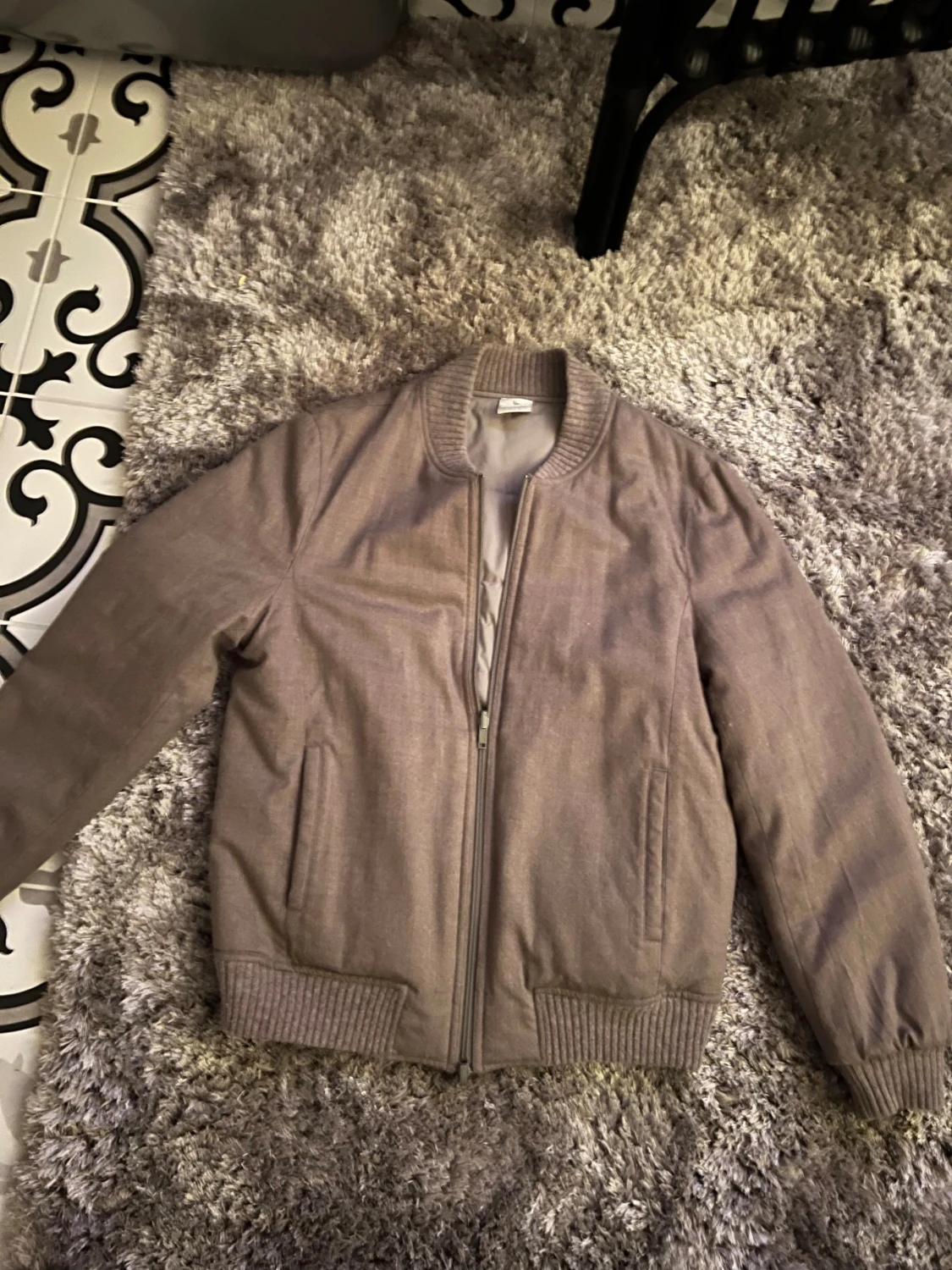 Grå bomberjacka från Gran Sasso