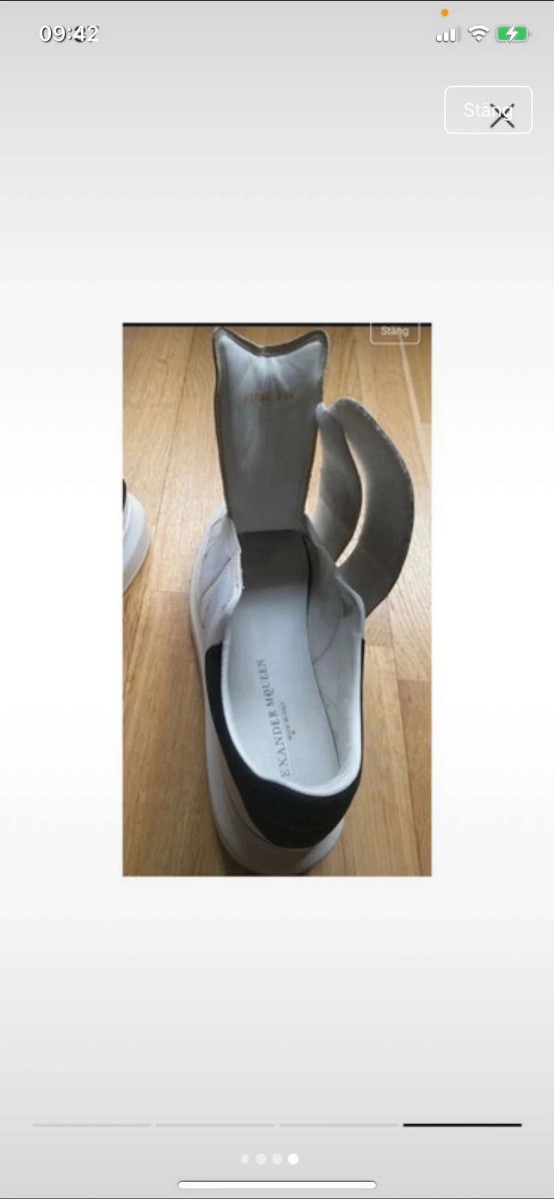 Alexander McQueen vita sneakers - 3