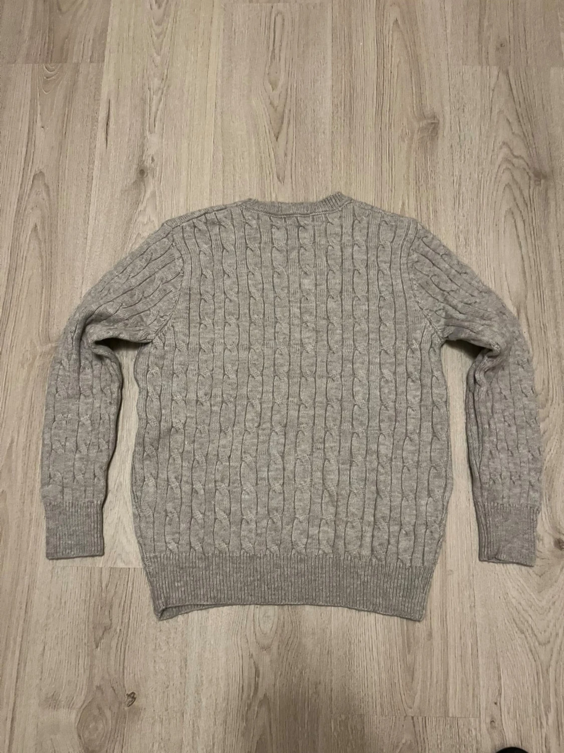 Grå Kabelstickad tröja från Ralph lauren - 1