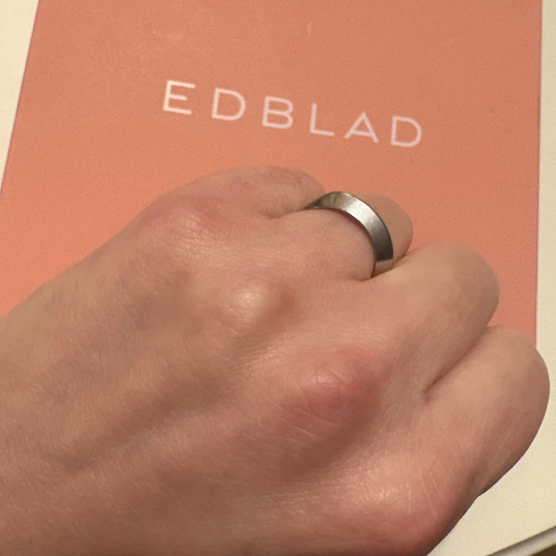 Edblad silverfärgad ring - 2