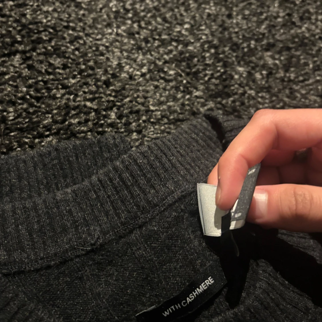 Stickad Kashmir  tröja  - 2