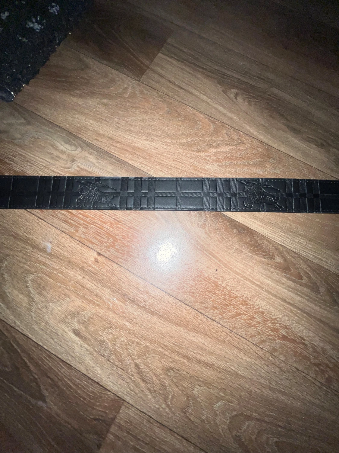  Burberry bälte med guldfärgat spänne - 3