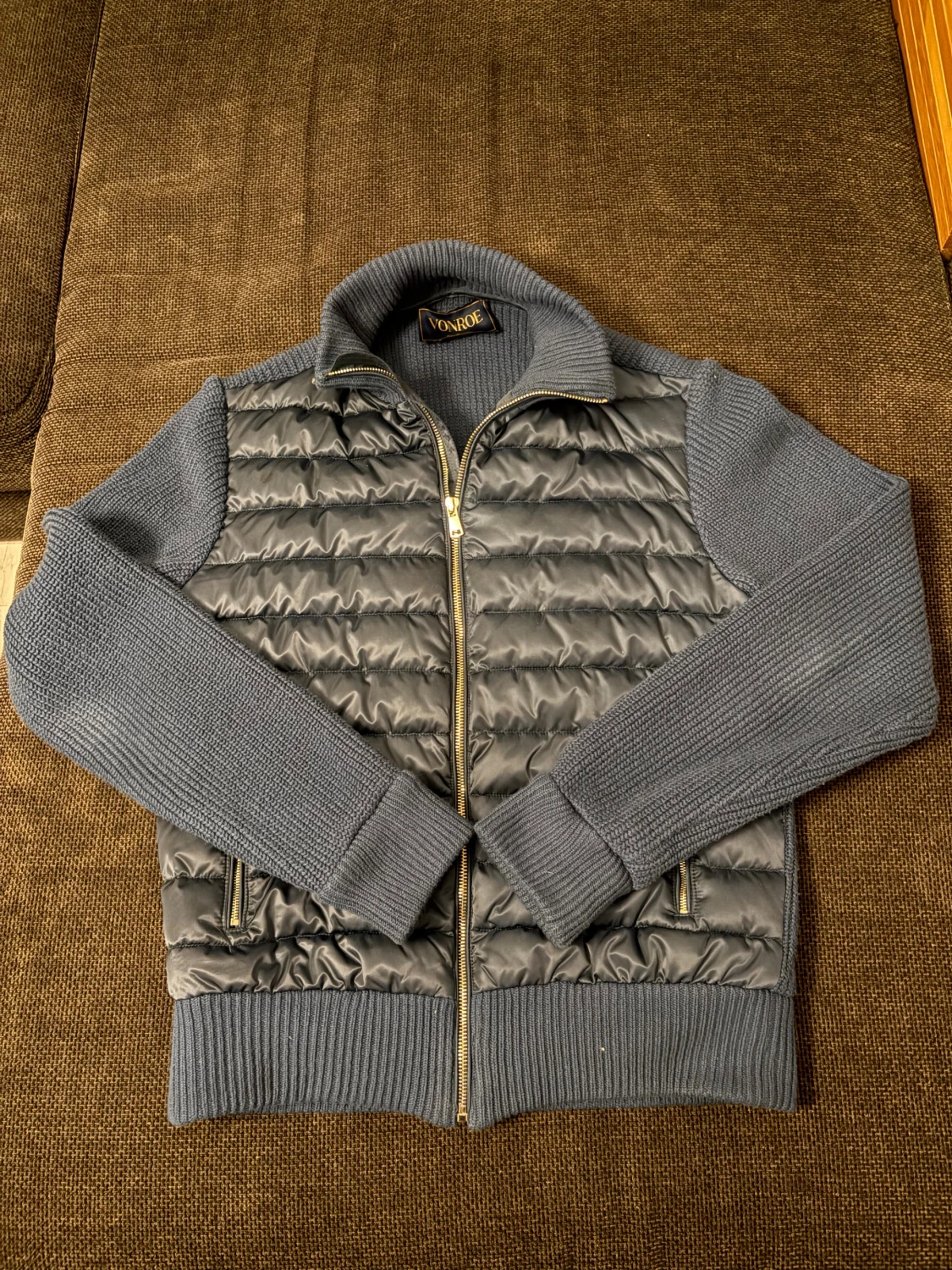 Blå pufferjacka från Vonroe