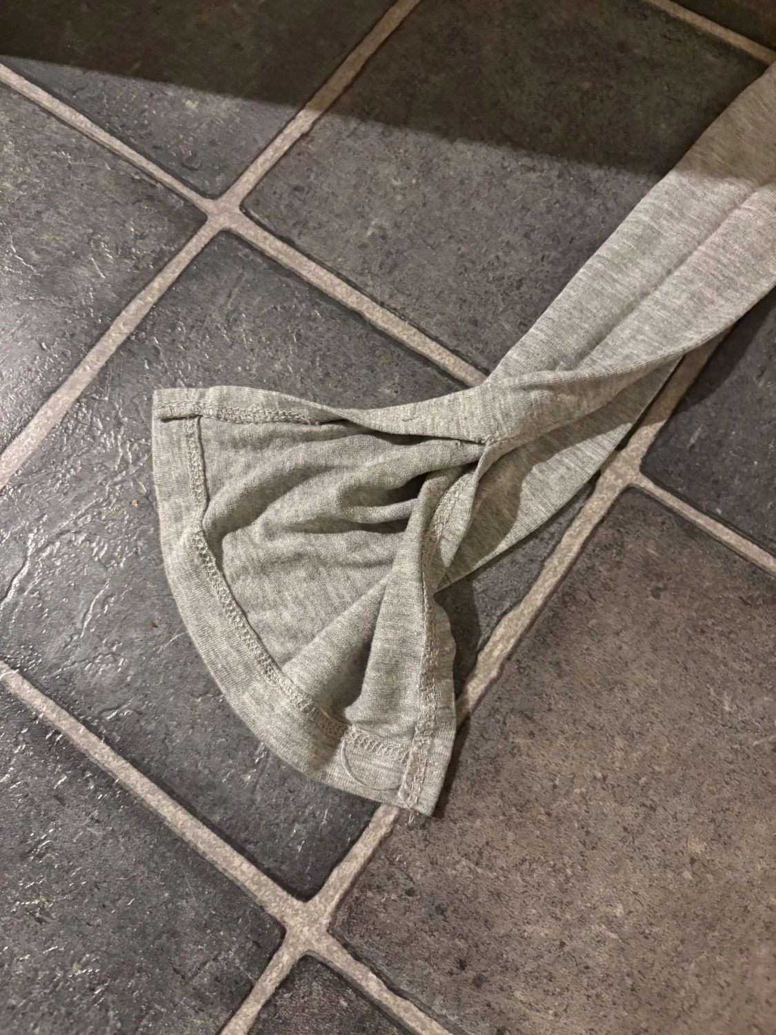 Ljusgrå långärmad topp - 1