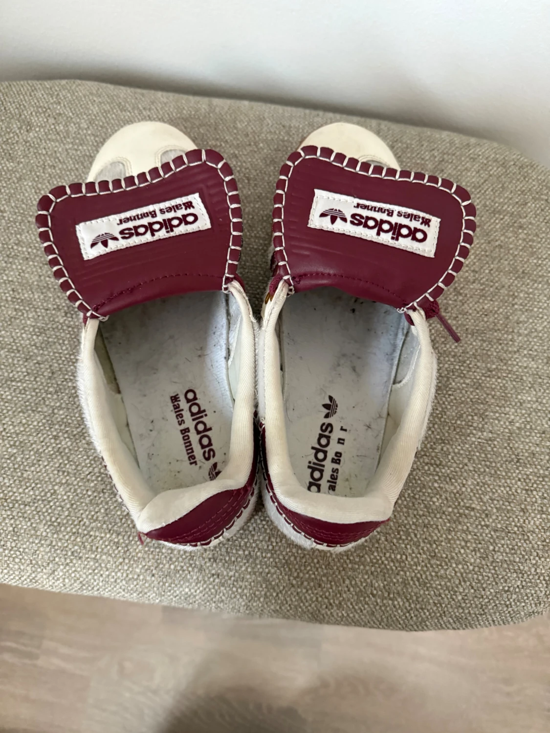 Adidas Wales Bonner burgundy sneakers - 3