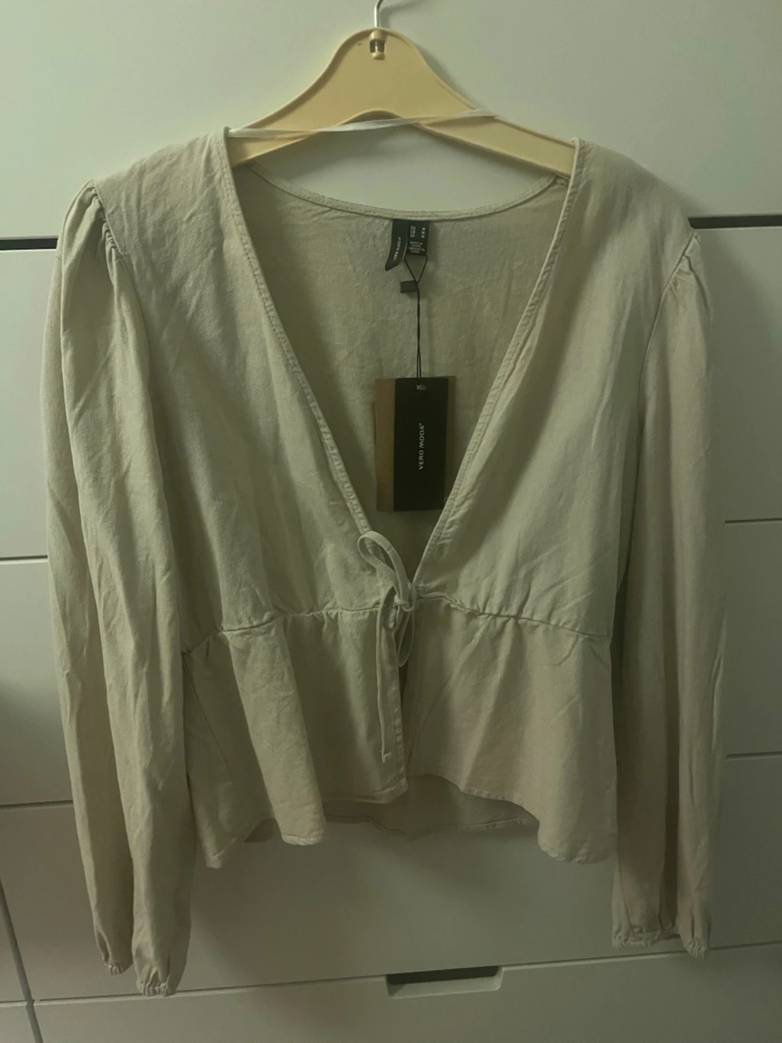 Beige blus