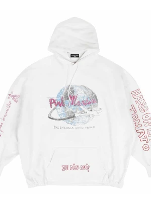 Balenciaga  - Balenciaga Music x Pink Martini Merch hoodie. Limited edition of 250. Sz 1, sitter väldigt oversized 