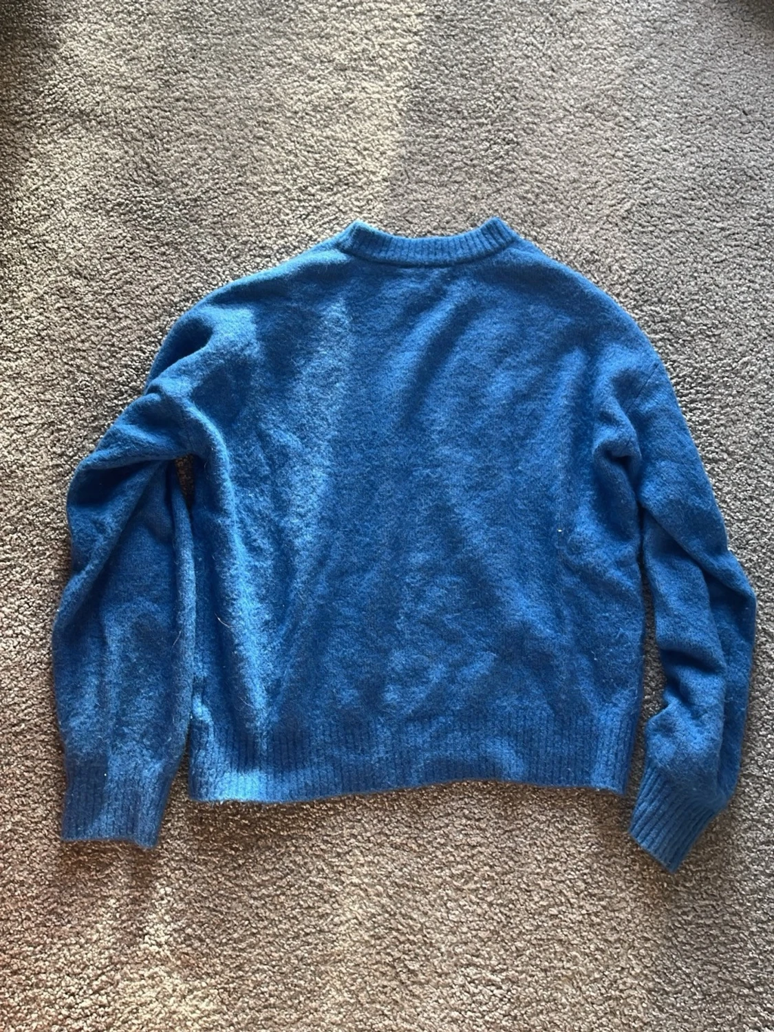 Blå stickad tröja från Cubus - 1