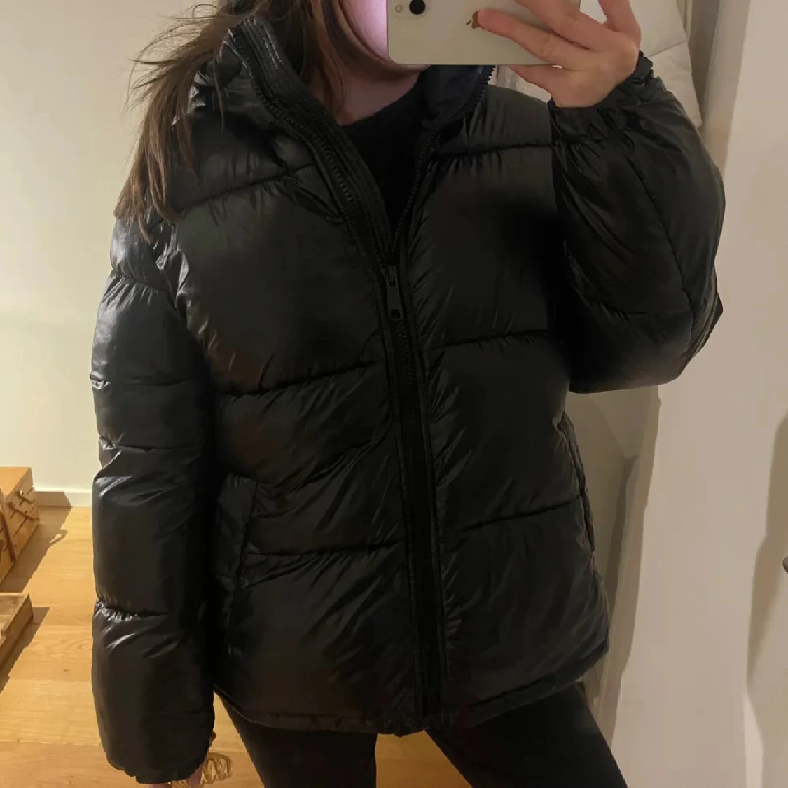 Svart pufferjacka från H&M