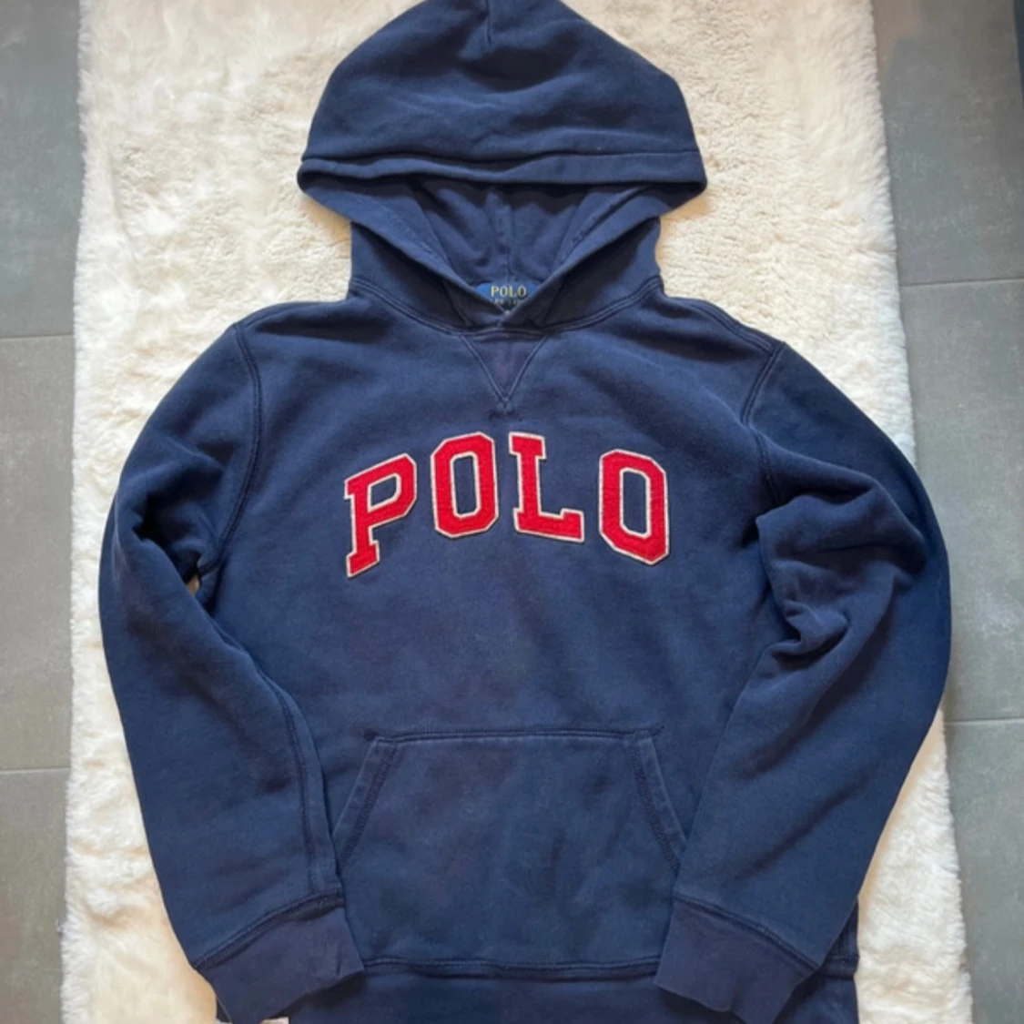 Blå hoodie från Polo Ralph Lauren