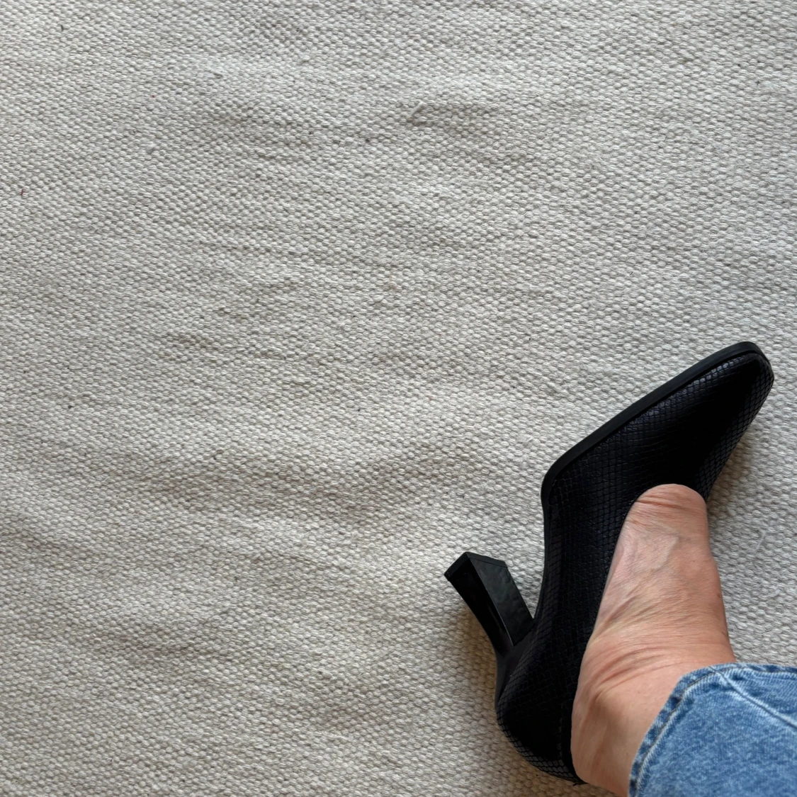 Svarta pumps med fyrkantig tå 39 - 3