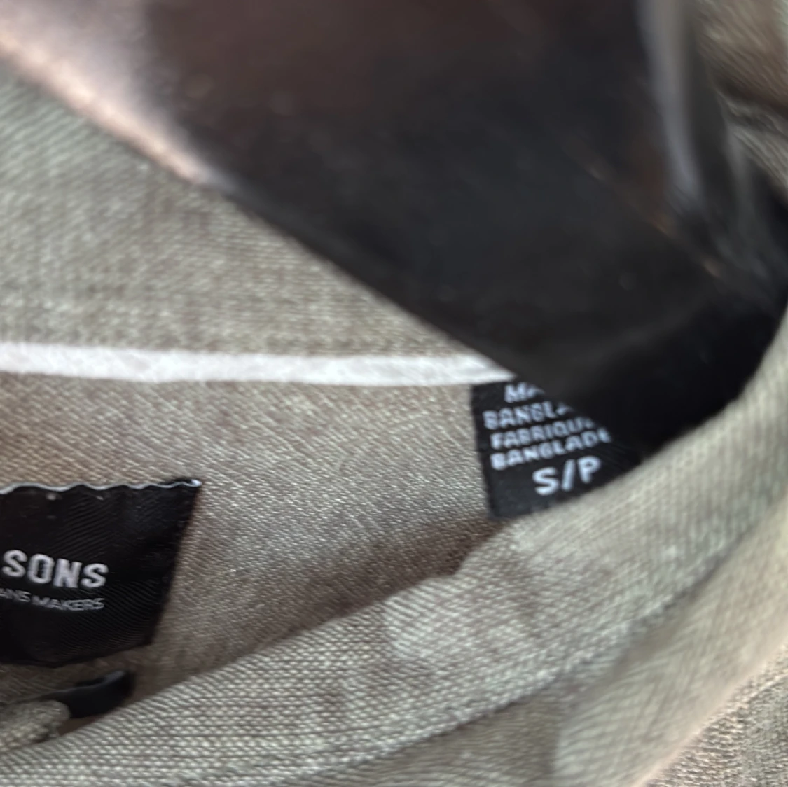 Grå linneskjorta Only & Sons slim fit - 3