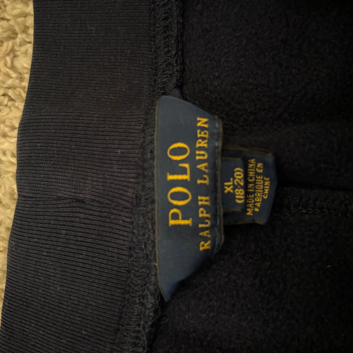 Mörkblå mjukisbyxor Polo Ralph Lauren 18-20 år eller XL - 2