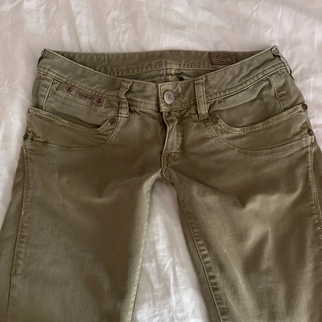 Khaki Capri jeans - 4