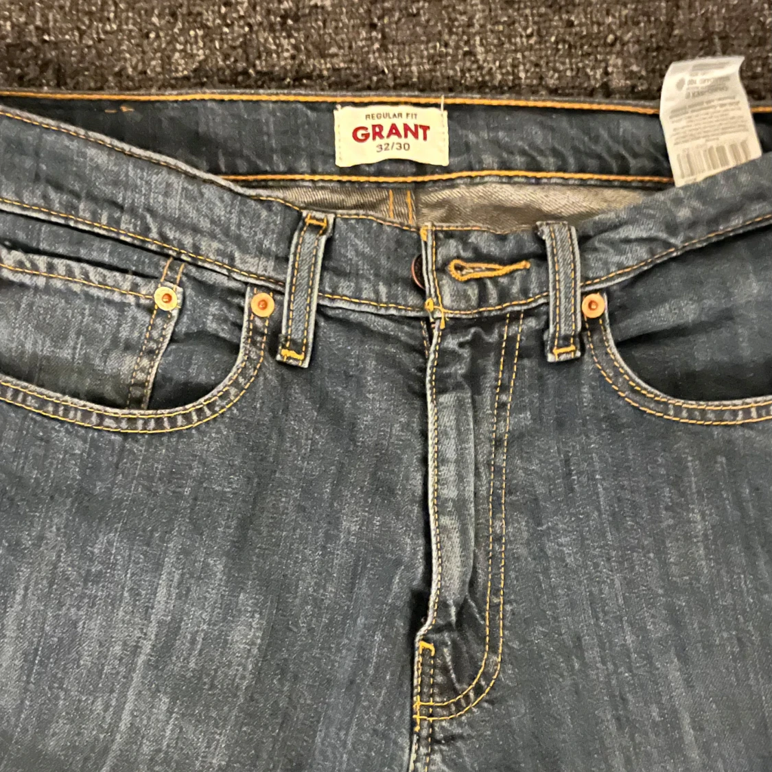 Blå jeans Grant regular fit 32/30 - 1