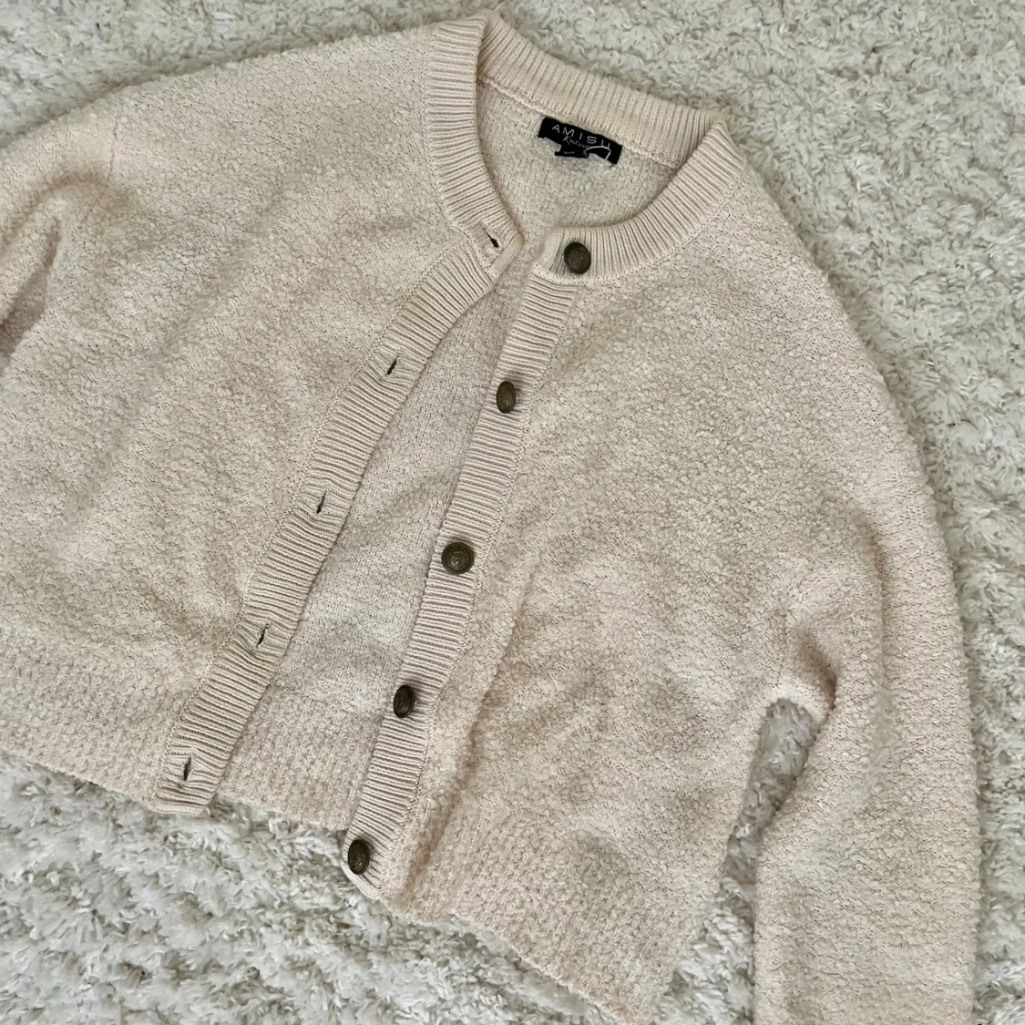 Beige kofta från Amisu med knappar - 2