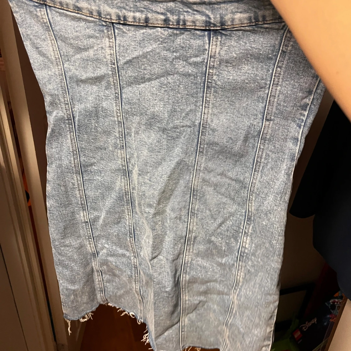 Ljusblå jeansklänning - 1