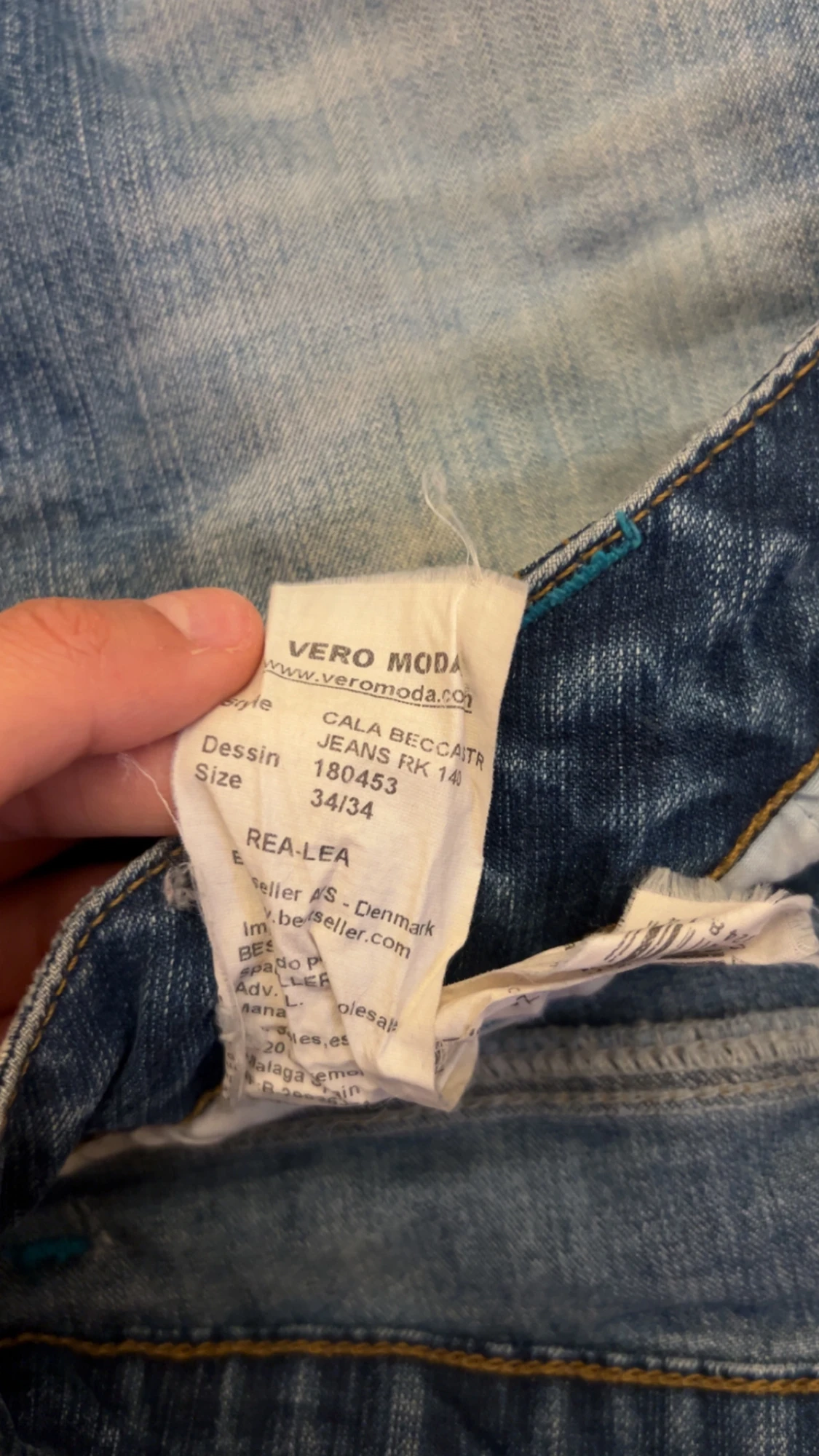Blå bootcut jeans från Vero Moda 34/34 - 1