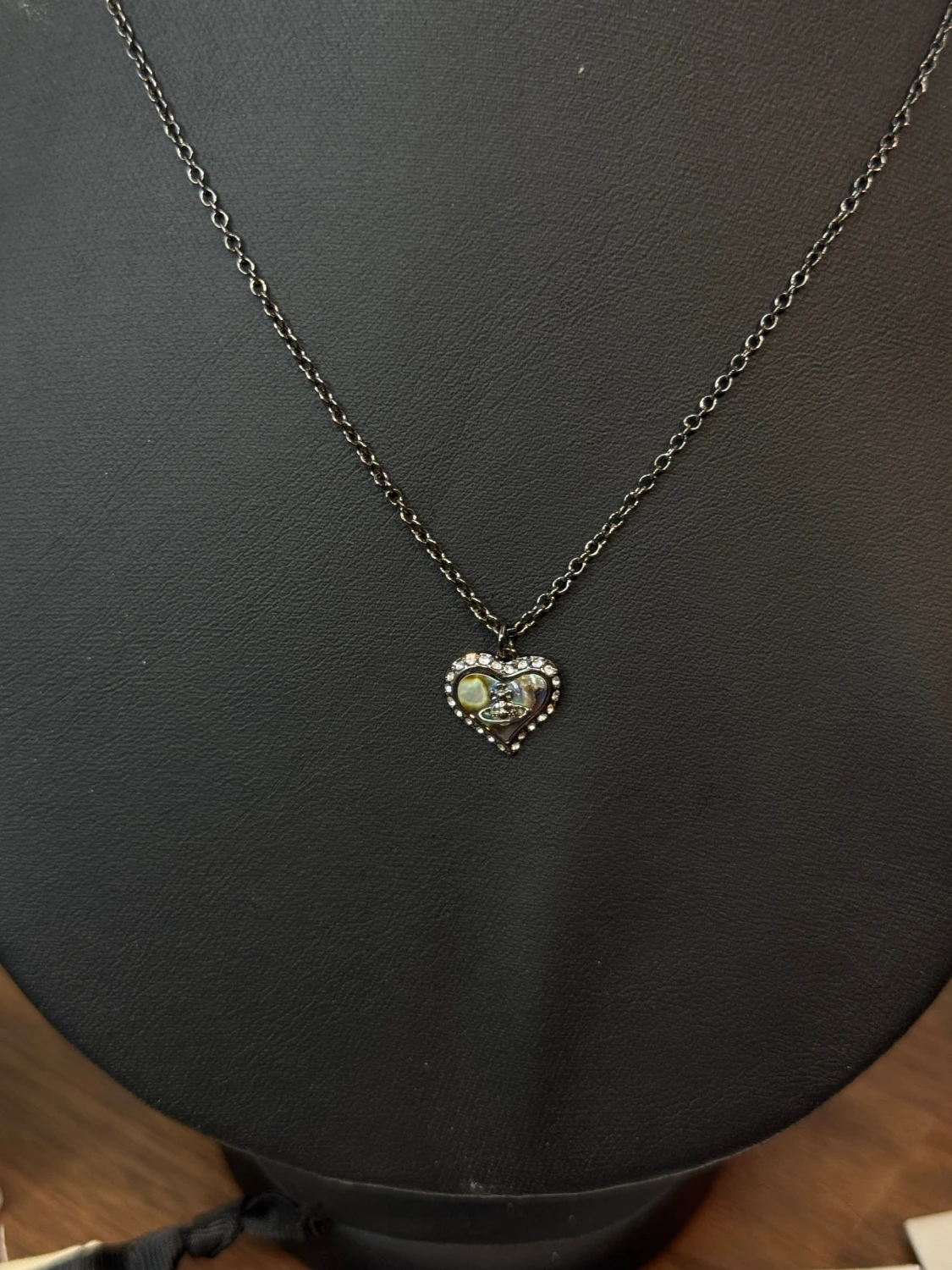 Vivienne Westwood hjärthalsband silver - 1