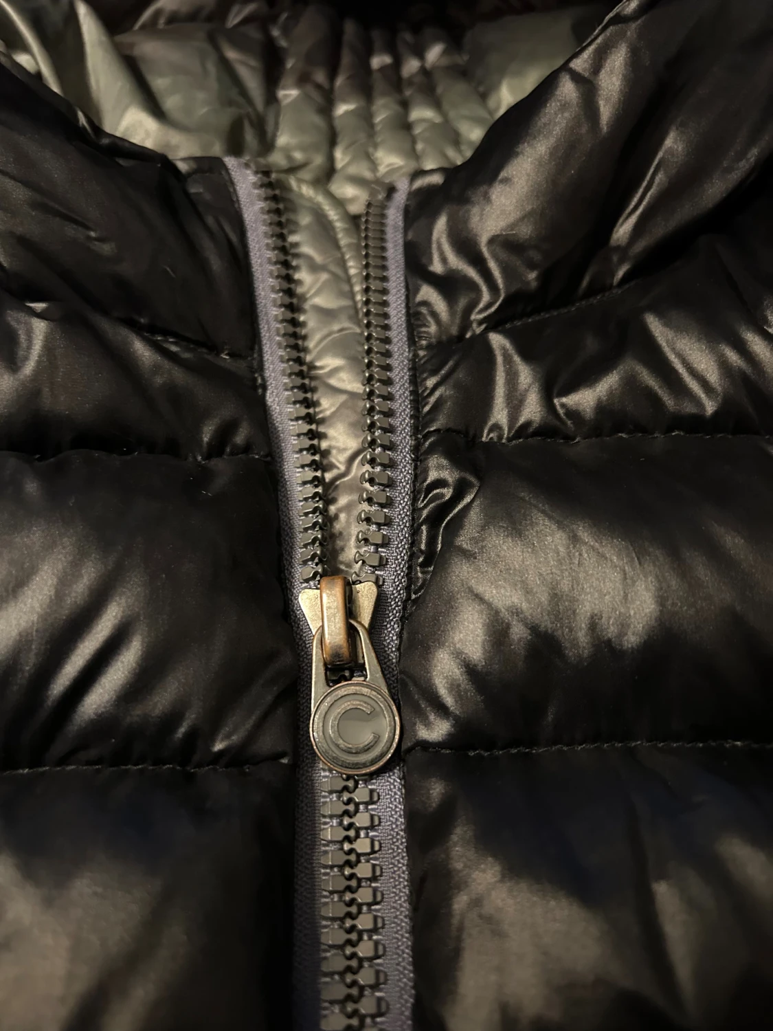 Svart Colmar dunjacka med huva - 3