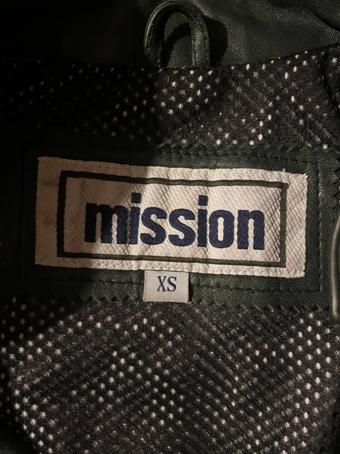 Mörkgrön skinnjacka - 2