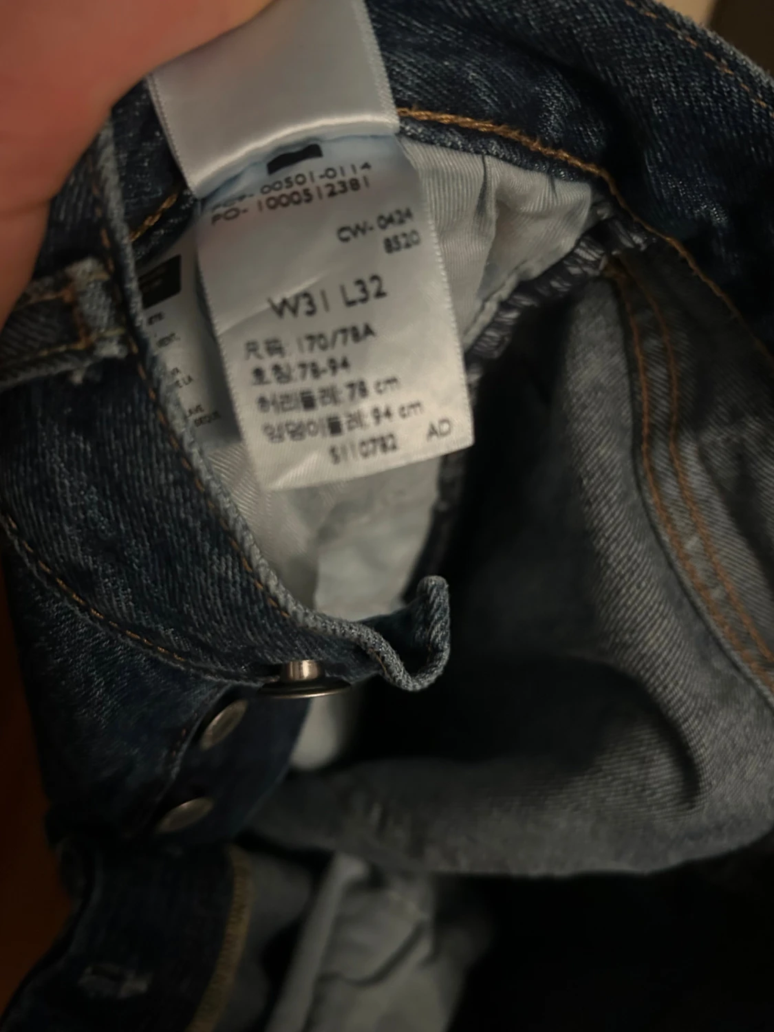 Levi's 501 jeans mörkblå W31 L32 - 3