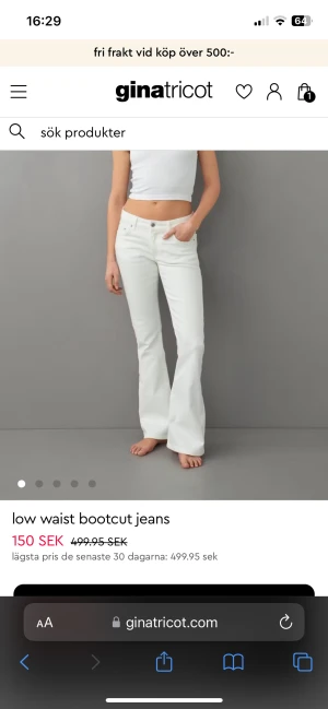 SÖKER DESSA JEANS FRÅN GINA I STORLEK 34 eller 36!!!! - SÖKERRRRRR I STORLEK 34 eller 36 men helst 34, kom med pris förslag????!!!!!!.