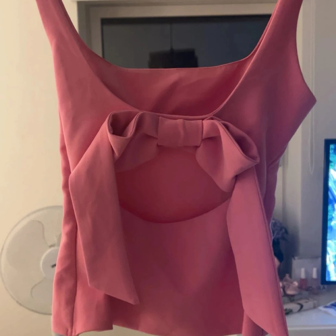 Rosa topp med rosett från Zara - 1