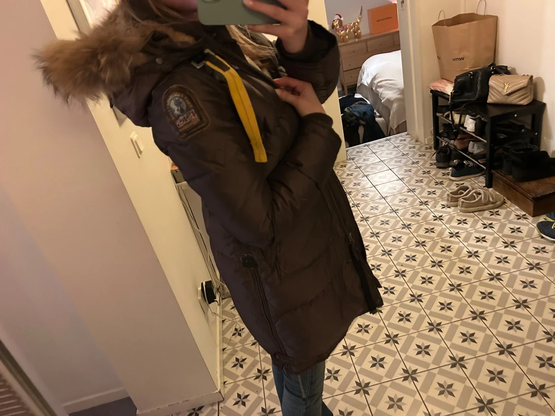 Parajumpers brun dunjacka med päls  - 2