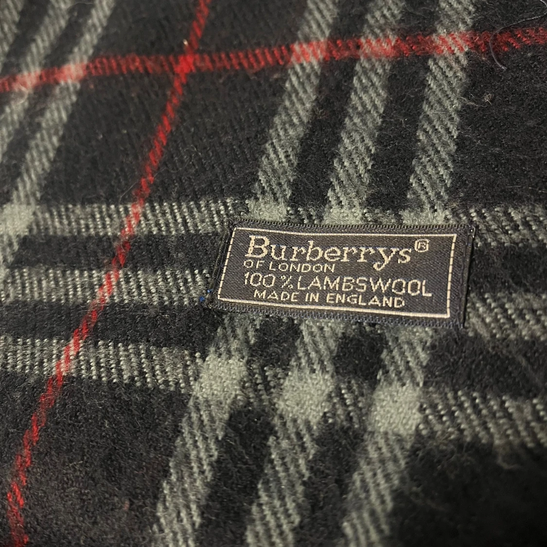 Mörkblå Burberry Scarf - 1