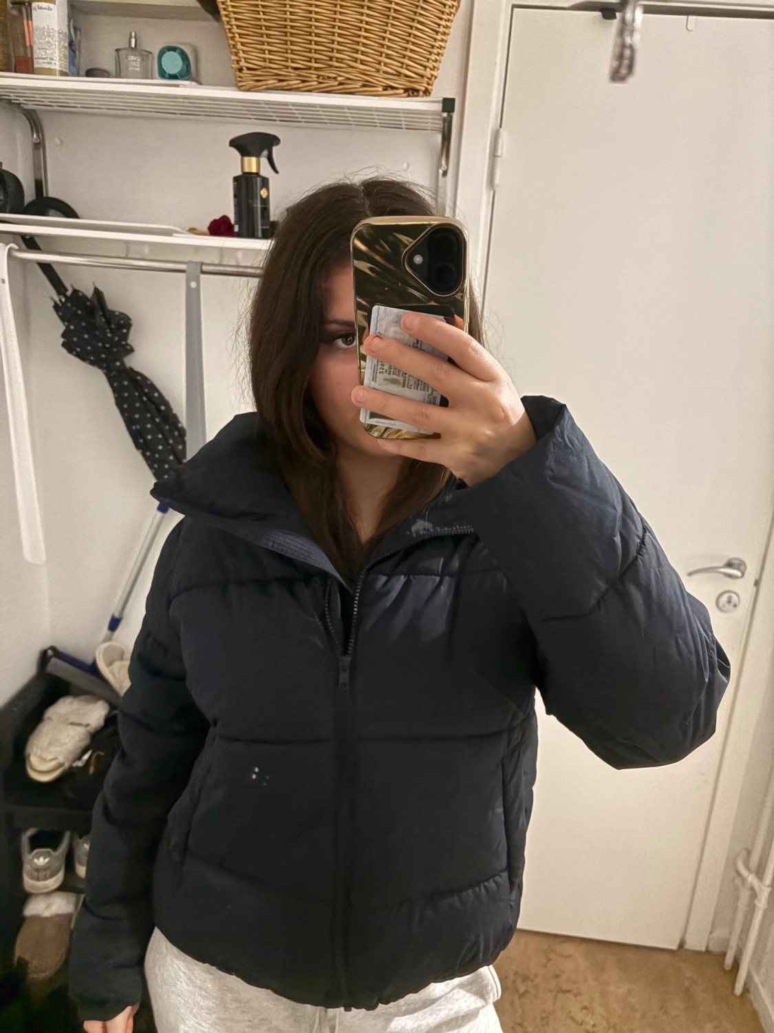 Tjock jacka utan luva  - 1