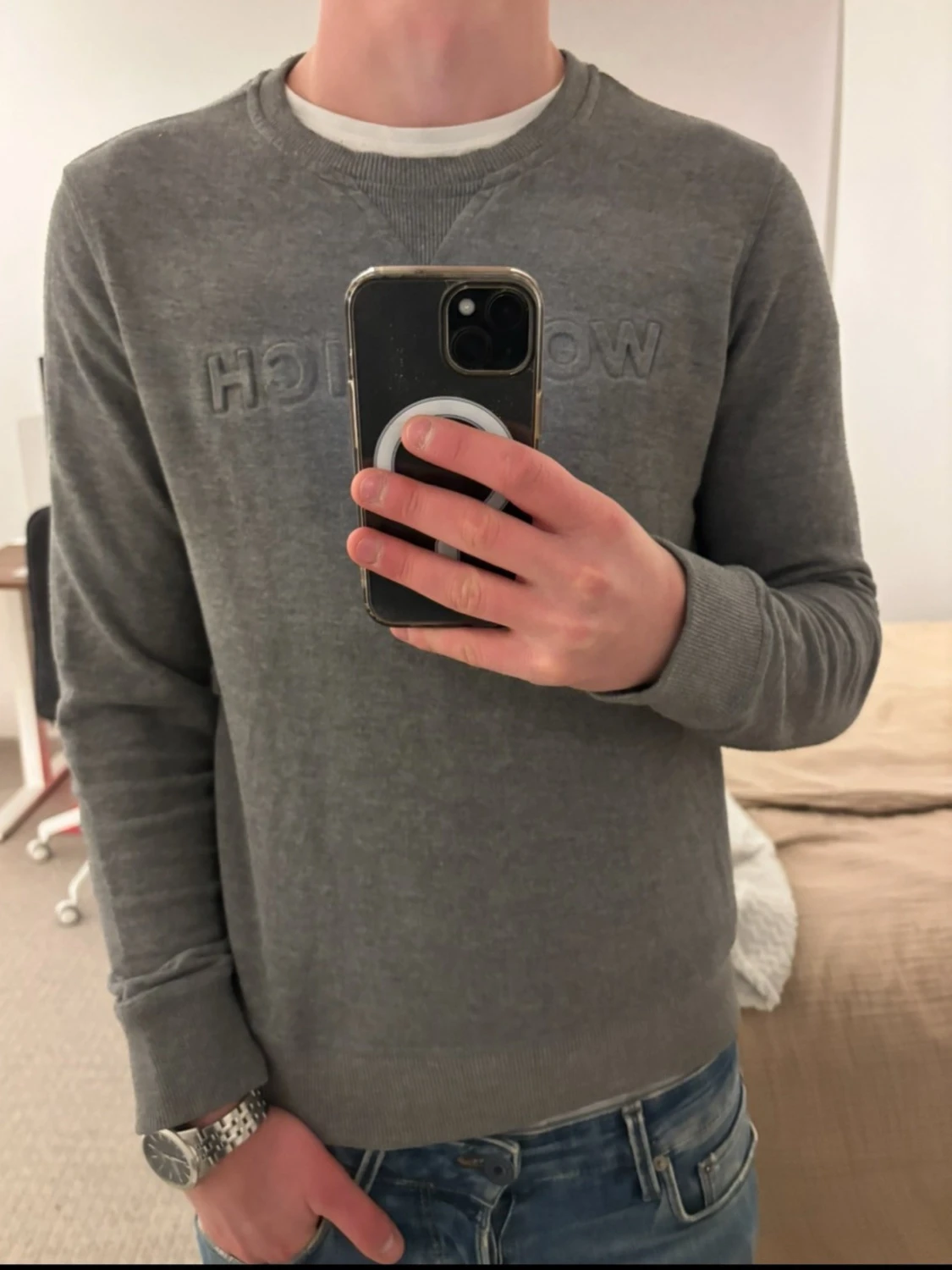 Grå tröja från Woolrich - 1