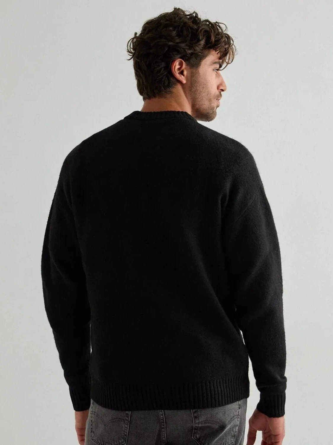 Svart stickad tröja från Jack & Jones - 2