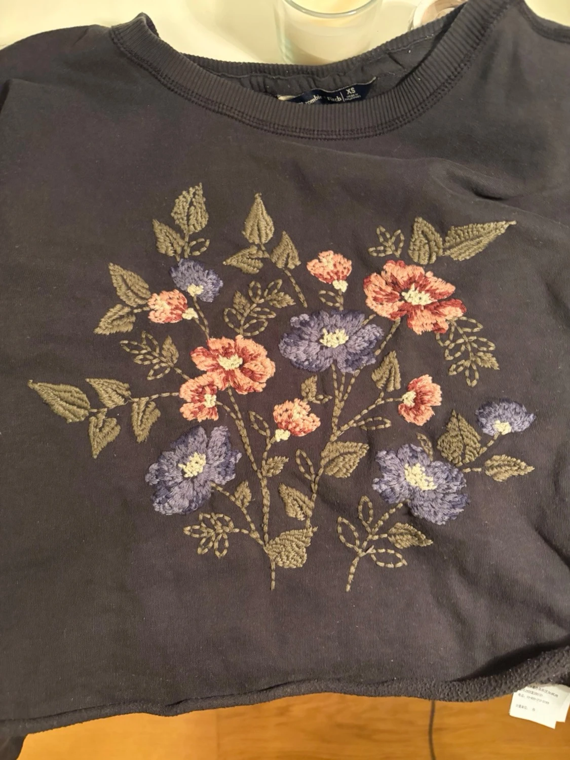 Mörkgrå sweatshirt - 2