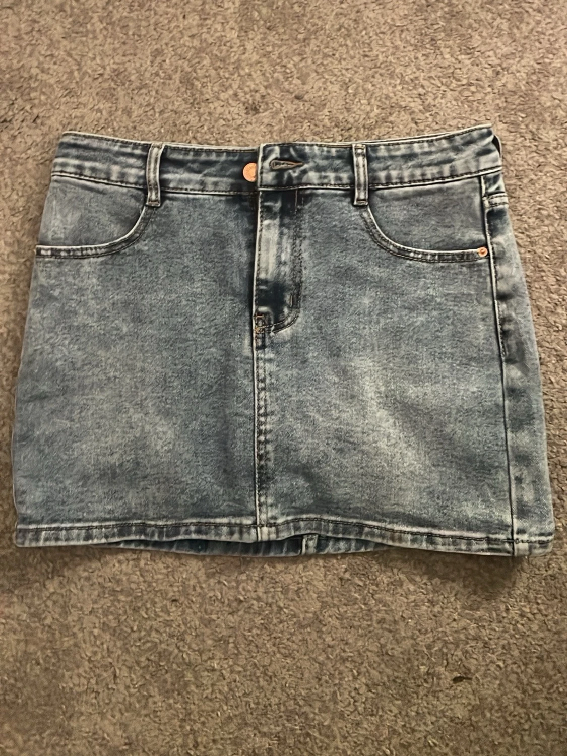 Blå jeanskjol från Chelsea