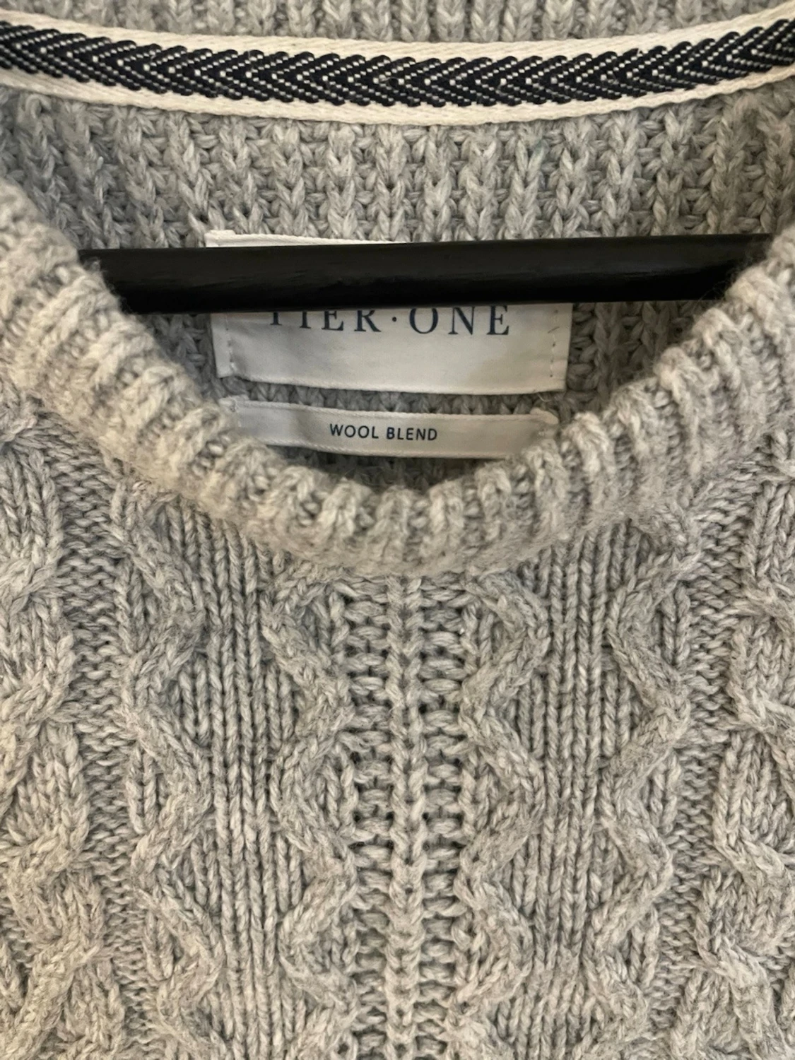 Ljusgrå stickad tröja från Pier one - 2