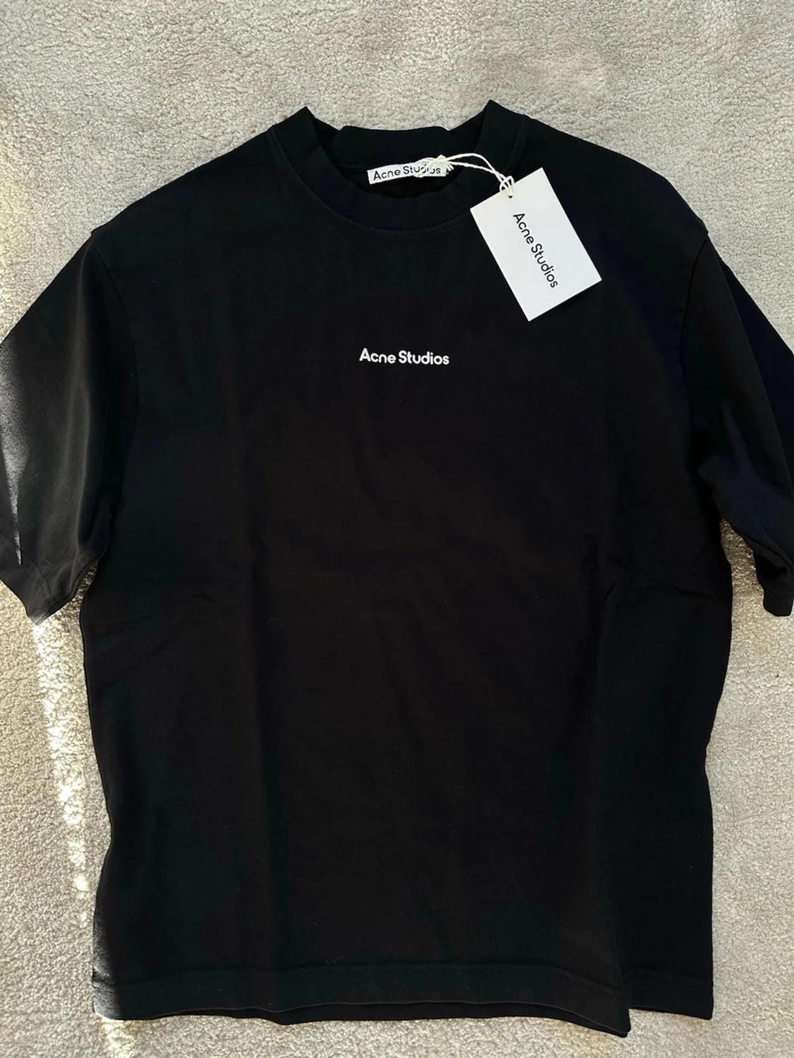 Svart Acne Studios t-shirt i bomull