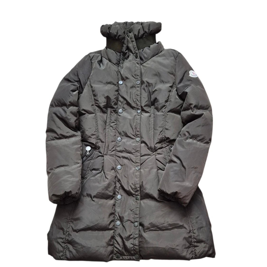 Svart lång dunjacka från Moncler - 1