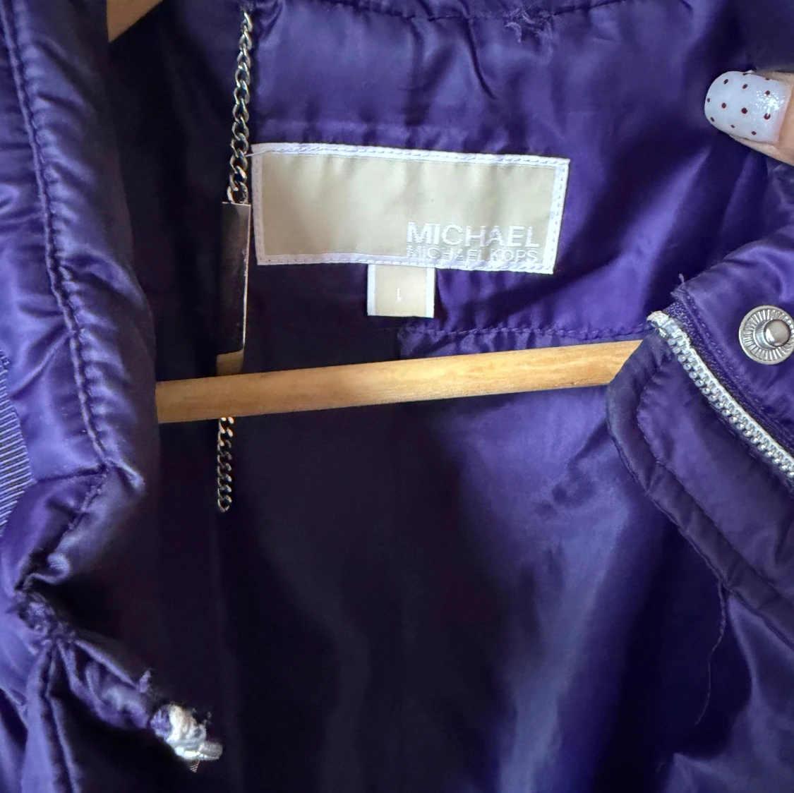 Lila dunjacka från Michael Kors - 4