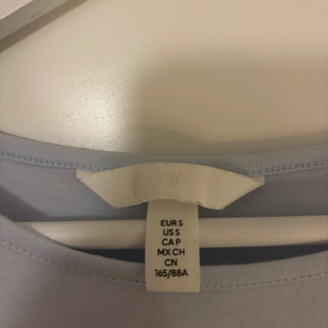 Ljusblå puffärm topp från H&M - 1