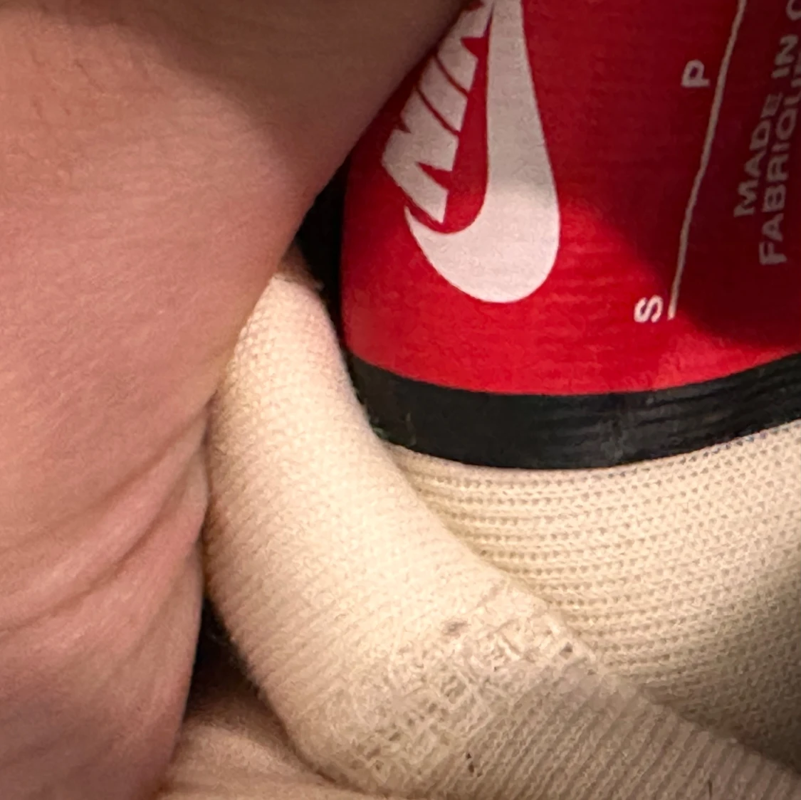 Beige hoodiejacka från Nike, stl S - 2