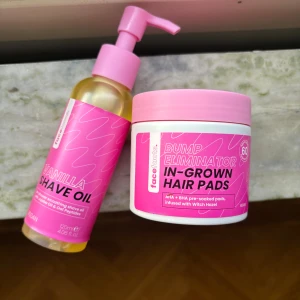 Vanilla shave oil & ingrown pads  - Vanilla shave oil, mängd enligt bild.            In grown hair pads, mängd enligt bild. 